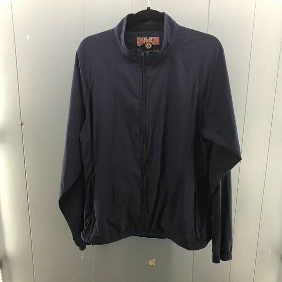 Duluth Trading navy lightweight windbreaker jacket size M - Picture 1 of 3